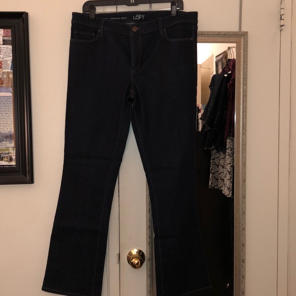 The Loft Modern Bootcut Jeans Size 14 - Picture 1 of 3